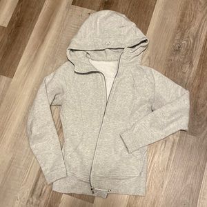 Lululemon scuba hoodie. Size 4. Heathered Core Ultra Light Grey
